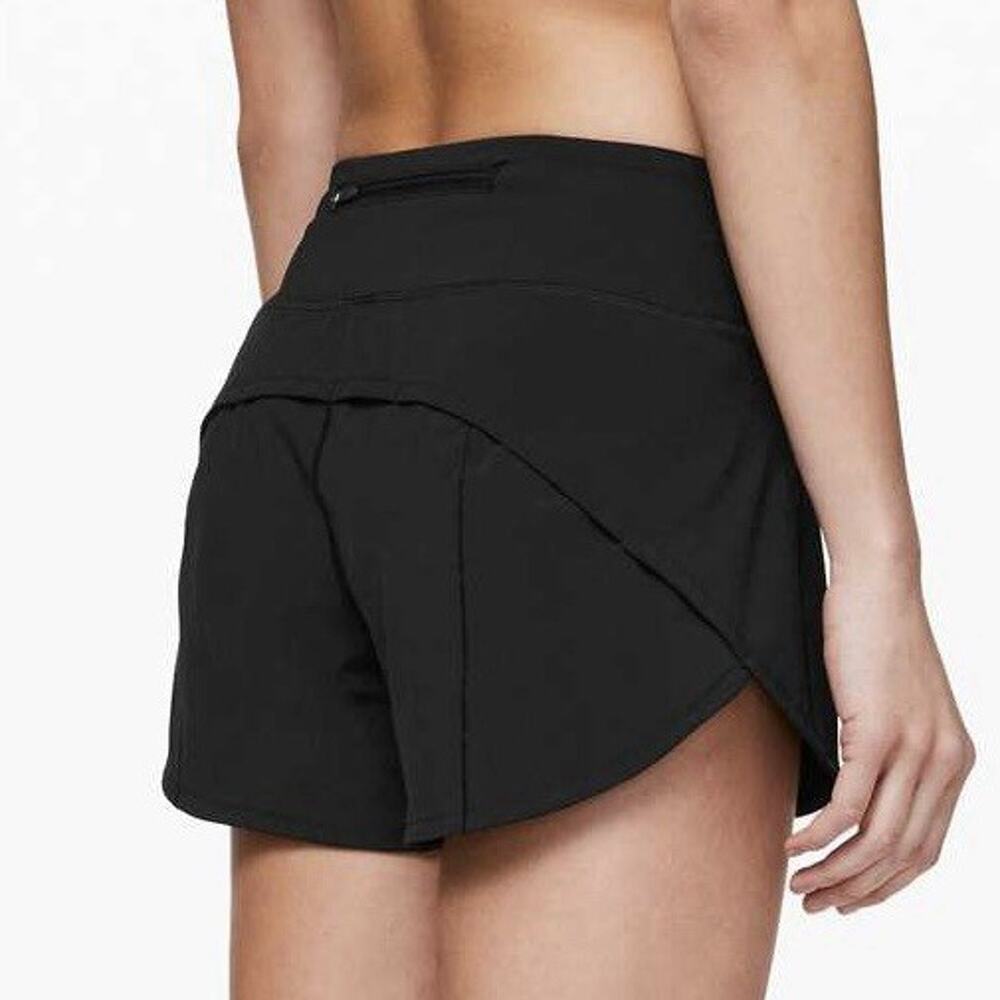 Lululemon Speed Up Short 4 in Inseam Womens 6 Updated Fit Black